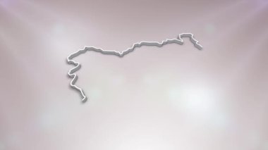Ülke Haritasında Slovenya Bayrağı, Siyaset, Seçim, Seyahat, Haber ve Spor Etkinlikleri ve Sunumlar İçin Uygun 3D Bayrak Açacak