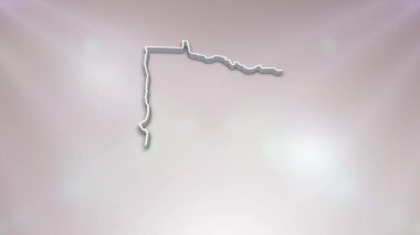 Eyalet Haritasında Minnesota Eyaleti (ABD) Bayrağı, Siyaset, Seçim, 4 Temmuz, Haber ve Spor Olayları ve Anma Günü İçin Uygun 3D Harita Açacağı
