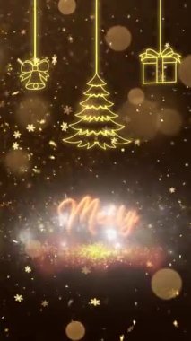 Mobil Dikey Çözünürlük 2160 x 3840 Piksel, Mutlu Noel Dilekleri Arkaplanı, Mobil Videolar için Dikey Çözünürlük, Noel için Uygun, Yeni Yıl, Kış Promosyonu, Tatil Açılışları