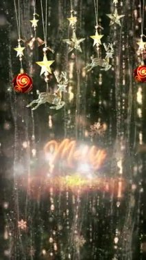Mobil Dikey Çözünürlük 2160 x 3840 Piksel, Mutlu Noel Dilekleri Arkaplanı, Mobil Videolar için Dikey Çözünürlük, Noel için Uygun, Yeni Yıl, Kış Promosyonu, Tatil Açılışları
