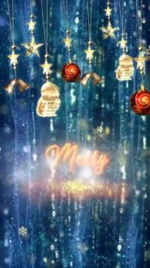 Mobil Dikey Çözünürlük 2160 x 3840 Piksel, Mutlu Noel Dilekleri Arkaplanı, Mobil Videolar için Dikey Çözünürlük, Noel için Uygun, Yeni Yıl, Kış Promosyonu, Tatil Açılışları