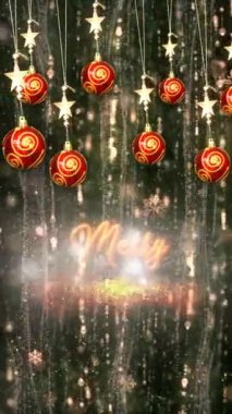 Mobil Dikey Çözünürlük 2160 x 3840 Piksel, Mutlu Noel Dilekleri Arkaplanı, Mobil Videolar için Dikey Çözünürlük, Noel için Uygun, Yeni Yıl, Kış Promosyonu, Tatil Açılışları