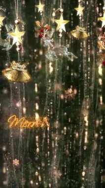Mobil Dikey Çözünürlük 2160 x 3840 Piksel, Mutlu Noel Dilekleri Arkaplanı, Mobil Videolar için Dikey Çözünürlük, Noel için Uygun, Yeni Yıl, Kış Promosyonu, Tatil Açılışları