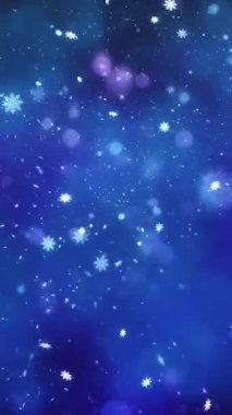 Mobil Dikey Çözünürlük 2160 x 3840 Piksel, Yılbaşı Mutlu Kış Arkaplanı Kusursuz Döngü, Mobil Videolar için Dikey Çözünürlük, Noel, Yeni Yıl, Kış Promosyonları, Tatil Açılışları