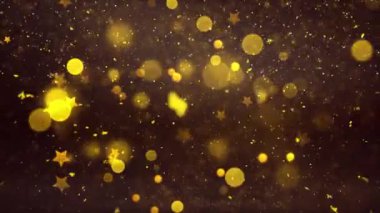 4K, 3840 x 2160 Piksel, UHD Çözünürlük, Yılbaşı temalı Kar Taneleri ve Dikensiz Döngü Arkaplan Animasyonu, Noel için Yüksek Kaliteli Noel Animasyonu, Noel, Yeni Yıl, Kış Promosyonları