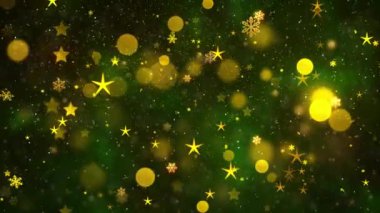 4K, 3840x2160 Pixels, Christmas Temalı Kar Tanesi Arkaplan Animasyonu ve Kusursuz Döngü, Tatil Mevsimleri için Yüksek Kaliteli Noel Animasyonu, Noel, Yeni Yıl, Kış Promosyonları