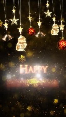 Mobil Dikey Çözünürlük 2160 x 3840 Piksel, Mutlu Yeni Yıl Dilekleri Arkaplanı, Mobil Videolar için Dikey Çözünürlük, Noel, Yeni Yıl, Kış Tanıtımları, Tatil Açılışları