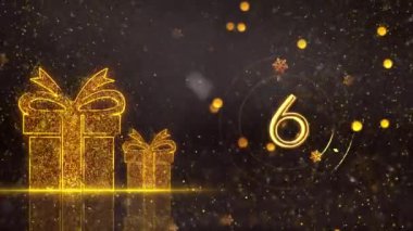 4K, 3840 x 2160 Piksel Çözünürlüğü, 2025 Mutlu Yeni Yıl Geri Sayım Animasyonu, 10 Saniyeden Başlıyor, 2025 Yılına Yüksek Kaliteli Yeni Yıl Animasyonu