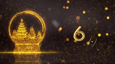 4K, 3840 x 2160 Piksel Çözünürlüğü, 2025 Mutlu Yeni Yıl Geri Sayım Animasyonu, 10 Saniyeden Başlıyor, 2025 Yılına Yüksek Kaliteli Yeni Yıl Animasyonu