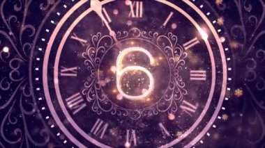 4K, 3840 x 2160 Piksel Çözünürlüğü, 2025 Mutlu Yeni Yıl Geri Sayım Animasyonu, 10 Saniyeden Başlıyor, 2025 Yılına Yüksek Kaliteli Yeni Yıl Animasyonu
