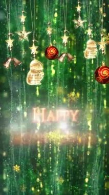 Mobil Dikey Çözünürlük 2160 x 3840 Piksel, Mutlu Yeni Yıl Dilekleri Arkaplanı, Mobil Videolar için Dikey Çözünürlük, Noel, Yeni Yıl, Kış Tanıtımları, Tatil Açılışları
