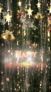 Mobil Dikey Çözünürlük 2160 x 3840 Piksel, Mutlu Yeni Yıl Dilekleri Arkaplanı, Mobil Videolar için Dikey Çözünürlük, Noel, Yeni Yıl, Kış Tanıtımları, Tatil Açılışları