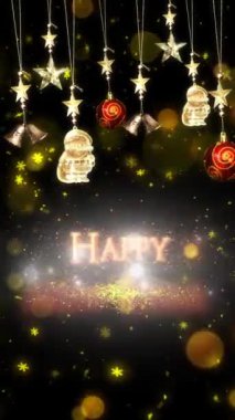 Mobil Dikey Çözünürlük 2160 x 3840 Piksel, Mutlu Yeni Yıl Dilekleri Arkaplanı, Mobil Videolar için Dikey Çözünürlük, Noel, Yeni Yıl, Kış Tanıtımları, Tatil Açılışları