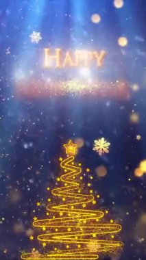 Mobil Dikey Çözünürlük 2160 x 3840 Piksel, Mutlu Yeni Yıl Dilekleri Arkaplanı, Mobil Videolar için Dikey Çözünürlük, Noel, Yeni Yıl, Kış Tanıtımları, Tatil Açılışları