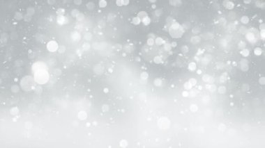4K, 3840x2160 Pixels, Christmas Snow Fall and Snowflakes Background with Seamless Loop, Holiday Seasons için Yüksek Kalite Noel Animasyonu, Noel, Yeni Yıl, Kış Promosyonları