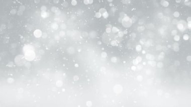 4K, 3840x2160 Pixels, Christmas Snow Fall and Snowflakes Background with Seamless Loop, Holiday Seasons için Yüksek Kalite Noel Animasyonu, Noel, Yeni Yıl, Kış Promosyonları