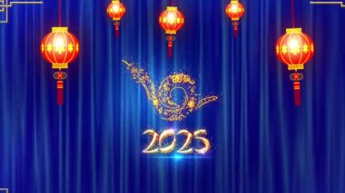 4K Çözünürlük, 3840x2160 Piksel, Çin Yeni Yıl Dilekleri Giriş Arkaplanı, 2025 Yılan Arkaplan Animasyonu, Çin etkinlikleri, Çin Yeni Yıl Dilekleri, Çin Yeni Yıl Kutlamaları