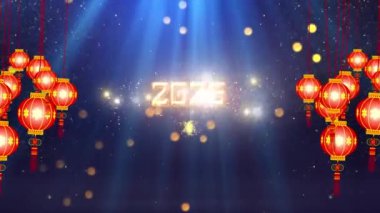 4K Çözünürlük, 3840x2160 Piksel, Çin Yeni Yıl Dilekleri Giriş Arkaplanı, 2025 Yılan Arkaplan Animasyonu, Çin etkinlikleri, Çin Yeni Yıl Dilekleri, Çin Yeni Yıl Kutlamaları