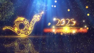4K Çözünürlük, 3840x2160 Piksel, Çin Yeni Yıl Dilekleri Giriş Arkaplanı, 2025 Yılan Arkaplan Animasyonu, Çin etkinlikleri, Çin Yeni Yıl Dilekleri, Çin Yeni Yıl Kutlamaları