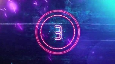 4K, 3840 x 2160 Piksel Çözünürlüğü, 2026 Mutlu Yeni Yıl Geri sayımı, 2026 için Yüksek Kaliteli Yeni Yıl Geri sayımı, 5 Saniyeden başlıyor.