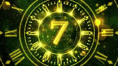 4K, 3840 x 2160 Piksel Çözünürlüğü, 2026 Mutlu Yeni Yıl Geri sayımı, 2026 için Yüksek Kaliteli Yeni Yıl Geri sayımı, 10 Saniye 'den başlıyor.