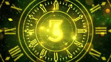 4K, 3840 x 2160 Piksel Çözünürlüğü, 2026 Mutlu Yeni Yıl Geri sayımı, 2026 için Yüksek Kaliteli Yeni Yıl Geri sayımı, 5 Saniyeden başlıyor.