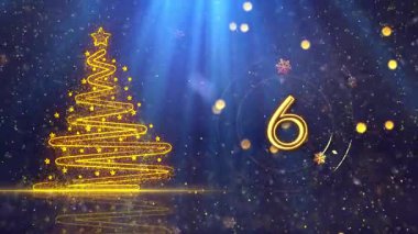 4K, 3840 x 2160 Piksel Çözünürlüğü, 2026 Mutlu Yeni Yıl Geri sayımı, 2026 için Yüksek Kaliteli Yeni Yıl Geri sayımı, 10 Saniye 'den başlıyor.