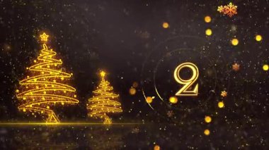 4K, 3840 x 2160 Piksel Çözünürlüğü, 2026 Mutlu Yeni Yıl Geri sayımı, 2026 için Yüksek Kaliteli Yeni Yıl Geri sayımı, 5 Saniyeden başlıyor.