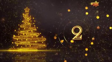 4K, 3840 x 2160 Piksel Çözünürlüğü, 2026 Mutlu Yeni Yıl Geri sayımı, 2026 için Yüksek Kaliteli Yeni Yıl Geri sayımı, 5 Saniyeden başlıyor.