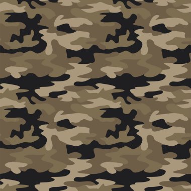 Askeri kamuflajın kusursuz bir örneği. Tasarım ve baskı için doku. Ordu ormanı saklanıyor. Askerler ve av için haki yeşili. Askerler için gri, avcılık. Ormanda saklan..