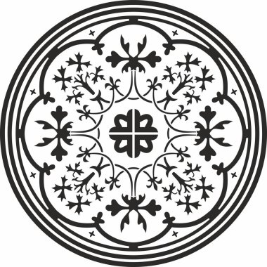 Antik Yunan ve Roma İmparatorluğu 'nun tek renkli tek renkli süsü. Avrupa halkları ile klasik bir çember. Meander çerçevesi