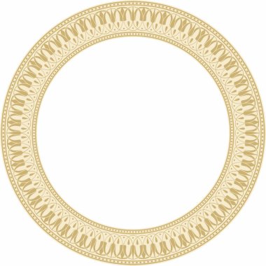 Altın kaplama klasik Yunan aksesuarı. Kalıp, Antik Yunan çemberi. Roma İmparatorluğu Sınır, Çerçeve, Yüzüğü