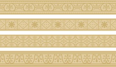 Pompeii çerçevesinde kusursuz altın sınır. Bitmek bilmeyen Napoli süsü. Antik Roma Sanatı