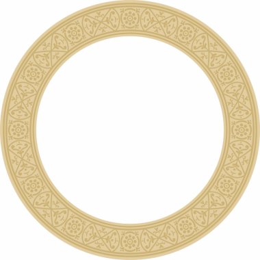 Altın sınır, çerçeve, Pompeii yüzüğü. Çember Napoli süsü. Antik Roma Sanatı