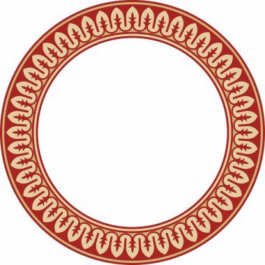 Kırmızı İran aksesuarlı saf altın. Çember, halka, çerçeve, sınır, İran, Irak, Tacikistan halklarının etnik düzeni