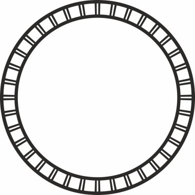 Mısır aksesuarının etrafındaki siyah tek renkli taşıyıcı. Çember, çerçeve, eski Mısır yüzüğü. Nilüfer çiçeği ve güneş deseni. Boyalı cam şablonu