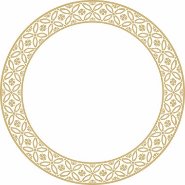 Altın çin çemberi, halka, çerçeve. Doğulu insanların, Kore 'nin, Tayvan' ın, Çin 'in, Hong Kong' un, Endonesi 'nin,