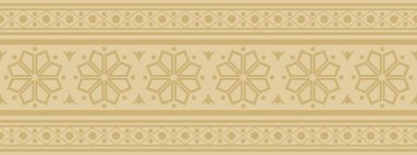 Sonsuz altın antik Rus süsü. Kusursuz Slav sınırı, çerçeve. Kraliyet odalarının resimleri.