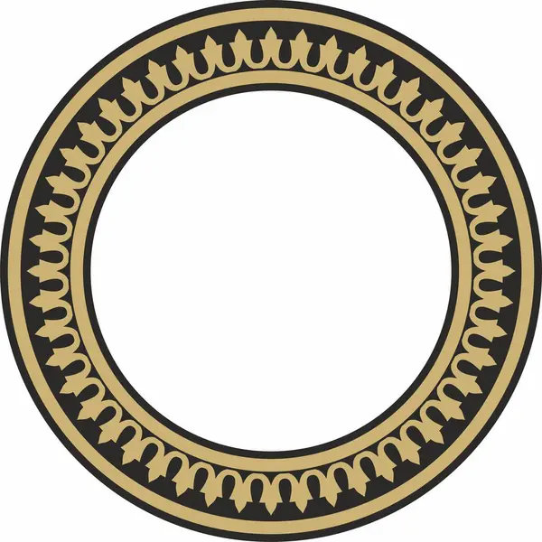 Türk milli süsü olarak altın ve siyah taşıyıcı. Osmanlı sınırı, çerçeve. Etnik çiçek çemberi, halka, Seljuk Türkleri deseni. Sultan 'ın sarayının dekorasyonu.