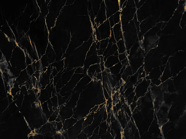 Black Marble Golden Veins Black Marble Natural Pattern Background Abstract — Fotografia de Stock