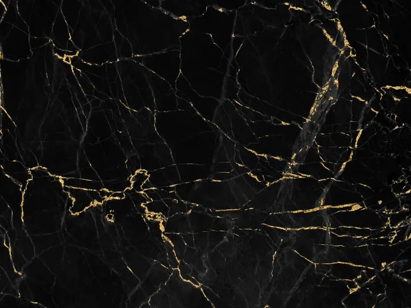 Schwarzer Marmor Mit Goldenen Adern Schwarzer Marmor Natürliches Muster Für — Stockfoto