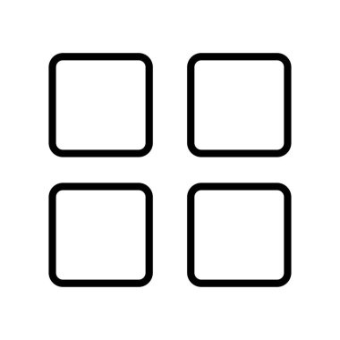 Menü düğmeleri simgesi. Döşemeler, kaydırma, ayarlar, ortalama, hizalama, uygulama, kontrol paneli, kontrol listesi, uygulama, hizalama. Teknoloji konsepti. Beyaz arkaplanda vektör satırı simgesi