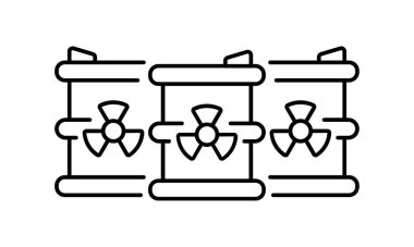 Zehirli variller ikonu. Taslak tarzı. Vektör simgeleri