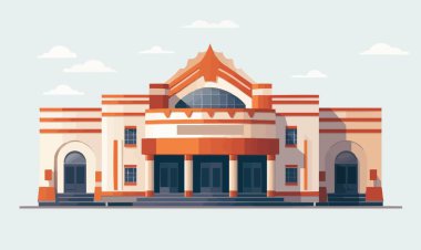 Sinema vektörü düz minimalistik izole vektör stili illüstrasyon sineması vektör düz minimalist izole vektör stili illüstrasyonuName