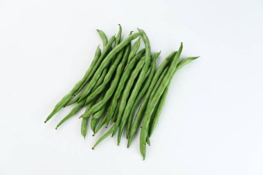 Buncis veya taze çiğ fasulye, baklagiller protein içerir, gıda hazırlığı