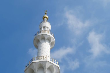 Şeyh Zayed Cami Kulesi 'nin güzel mimarisi..