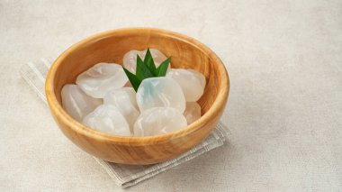 Siwalan veya Lontar, Şeker Palmira Fruit in Bowl