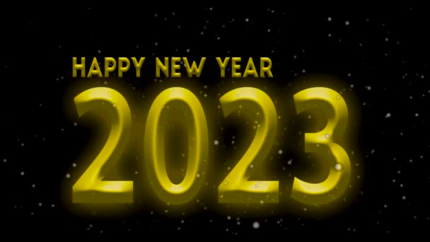 Šťastný Nový Rok 2023 — Stock video