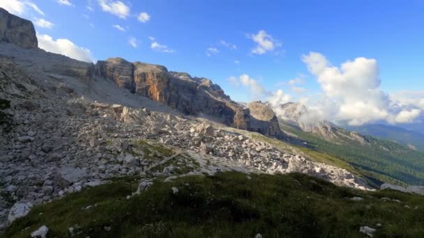 Fantastic Alpine Landscape Italian Dolomites — ストック動画