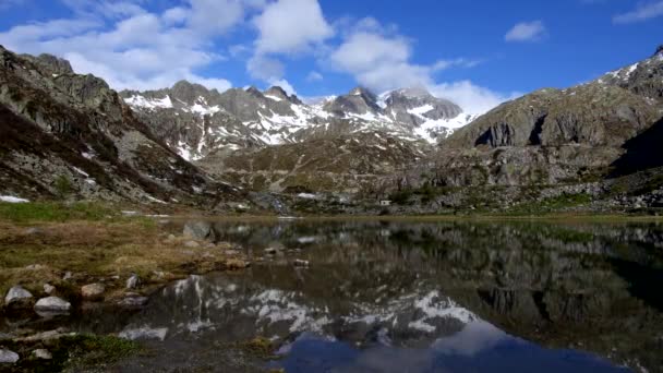 Espetacular Paraíso Alpino Nas Dolomitas — Vídeo de Stock